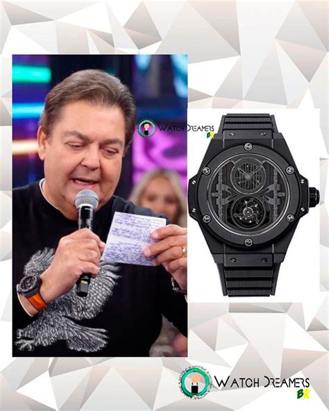 relogio hublot do faustao|Faustão doa relógio super.